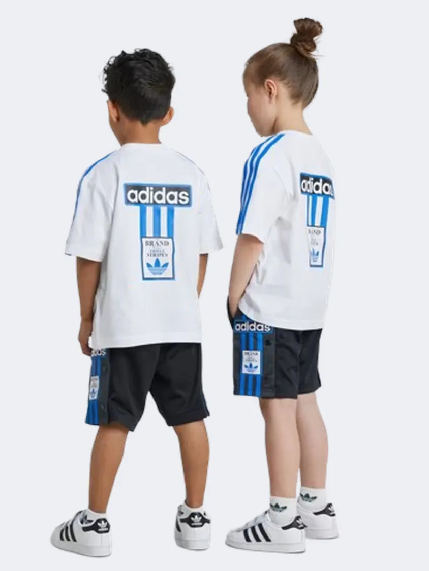 Adidas  Little-Boys Originals Set White/Black/Blue