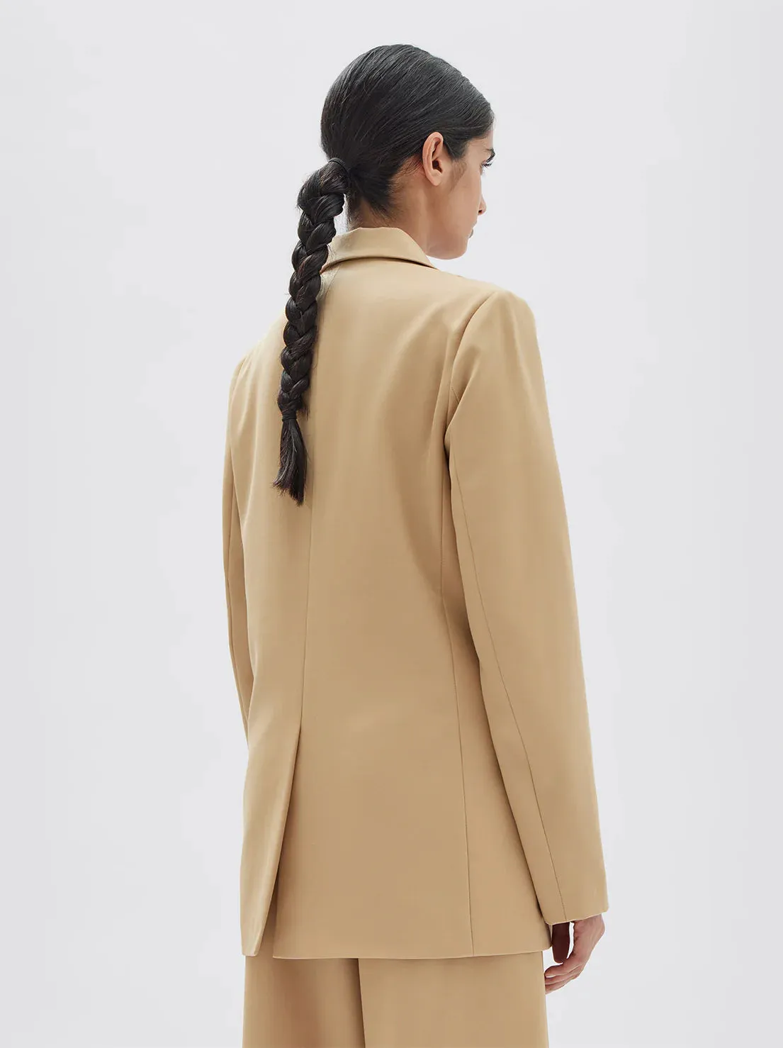 Assembly Label Roberta Wool Jacket - Tan