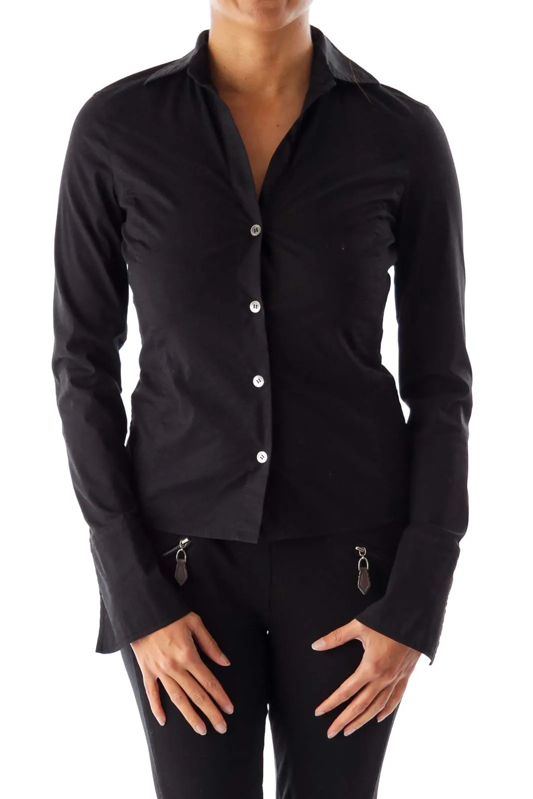 Black Fitted Shirt