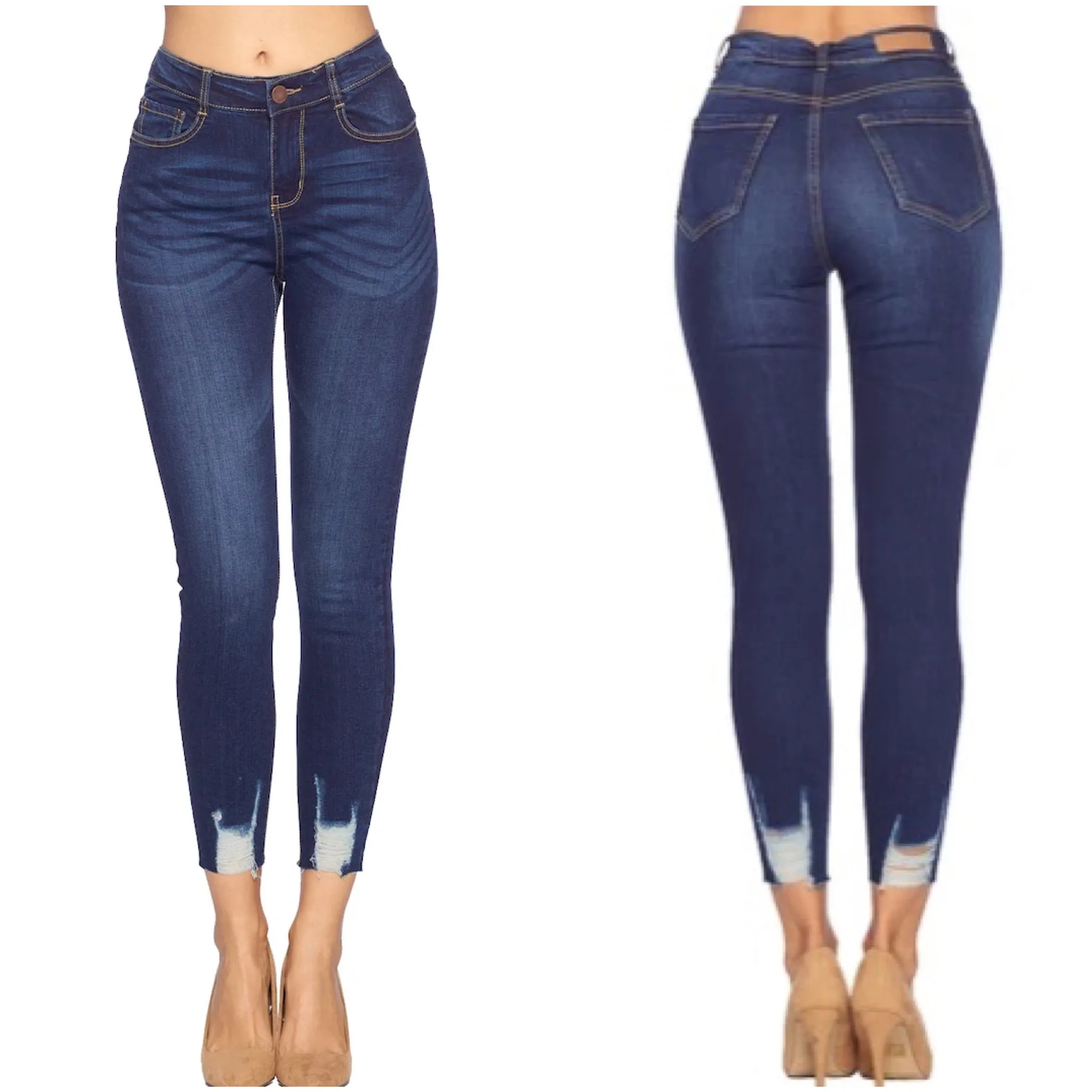 Blue Age Dark Wash Skinny Jeans