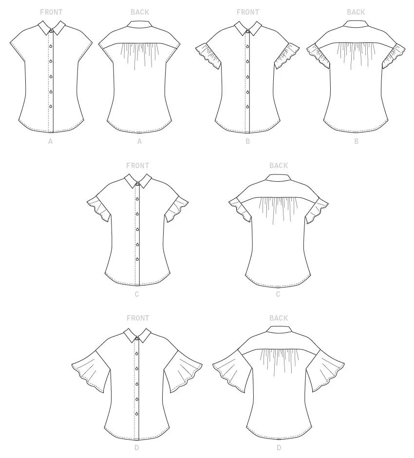 Butterick Pattern B6686 Misses' Top / Vest