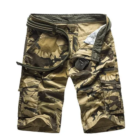 Camouflage Camo Cargo Shorts Men New Mens Casual Male Loose Work Man Military Short Pants Plus Size 29-44