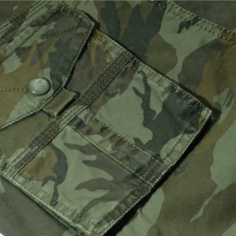 Camouflage Camo Cargo Shorts Men New Mens Casual Male Loose Work Man Military Short Pants Plus Size 29-44