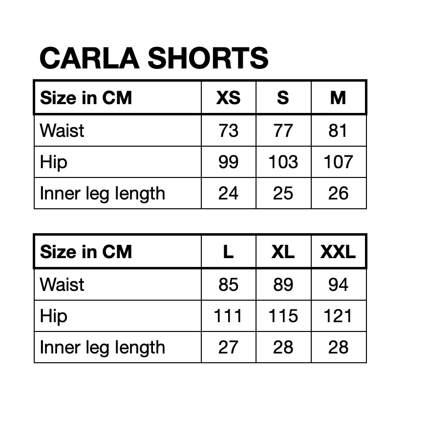 Carla Shorts - Blue