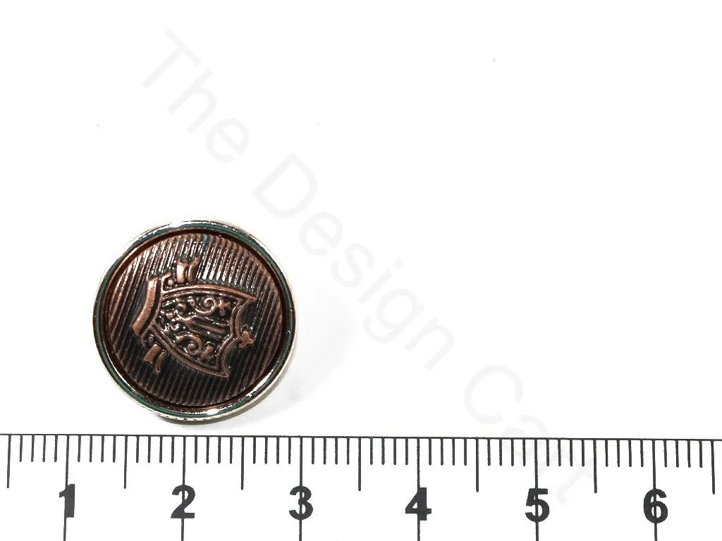 Copper Crest Coat Buttons