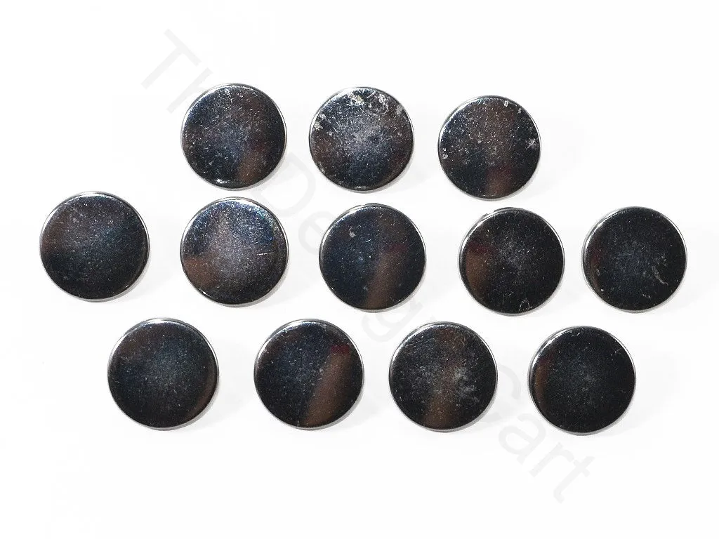 Dark Gray Plain Coat Buttons