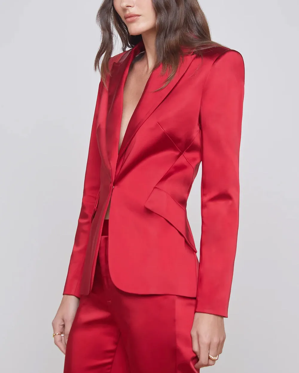 Dark Tango Red Chamberlain Blazer