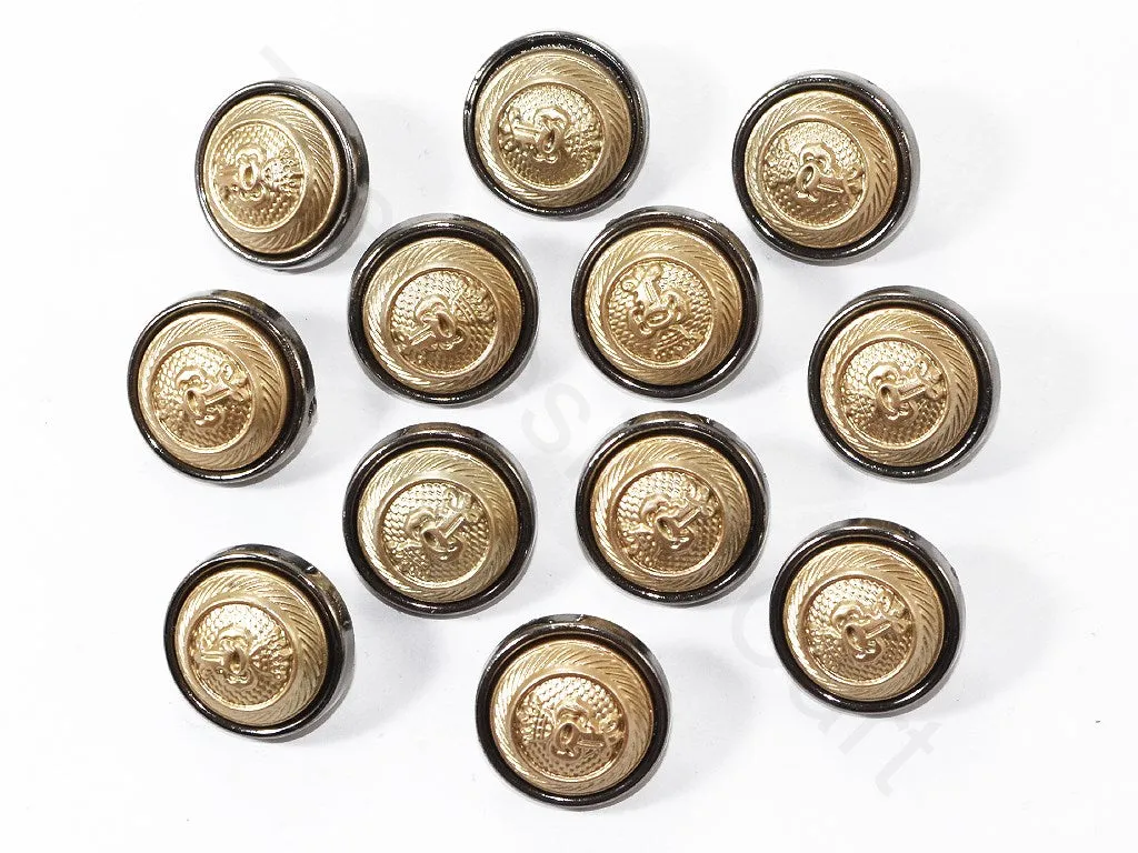 Dull Gold Designer Coat Buttons