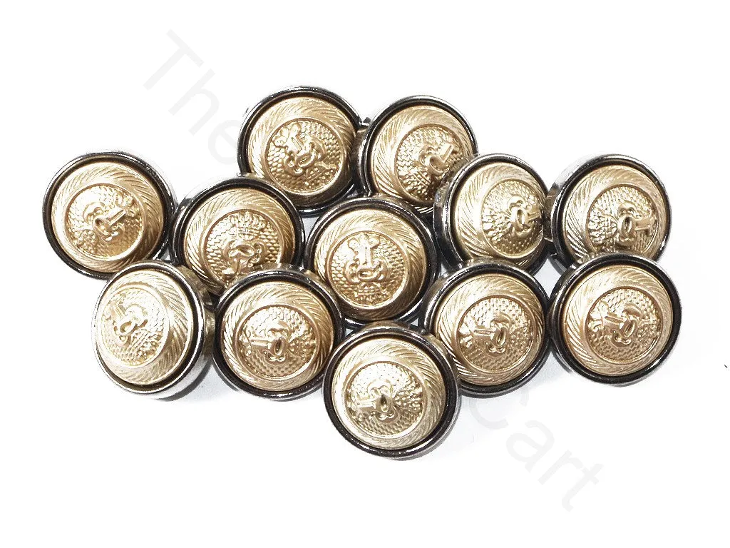 Dull Gold Designer Coat Buttons