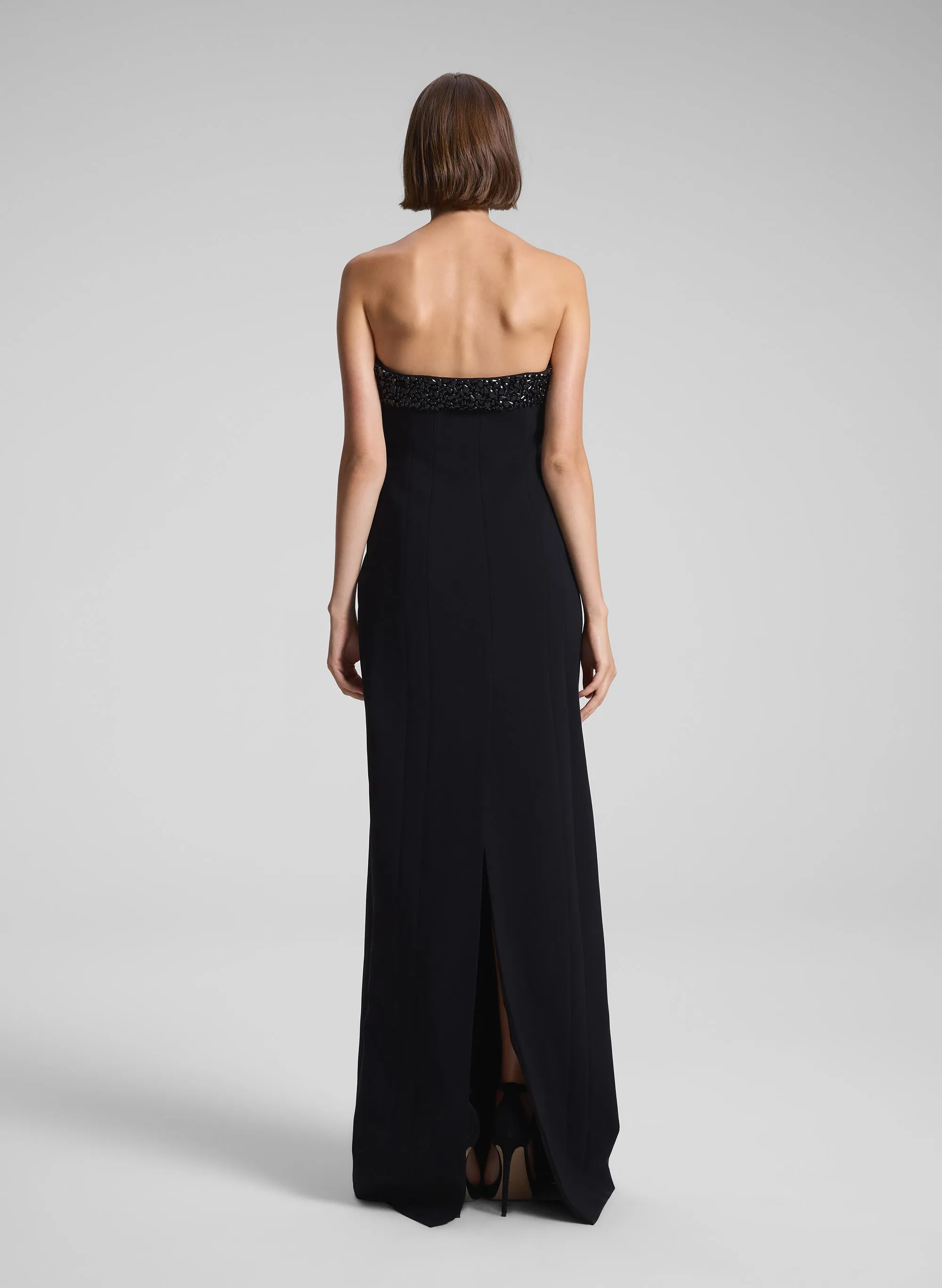 Elizabeth Strapless Embellished Gown