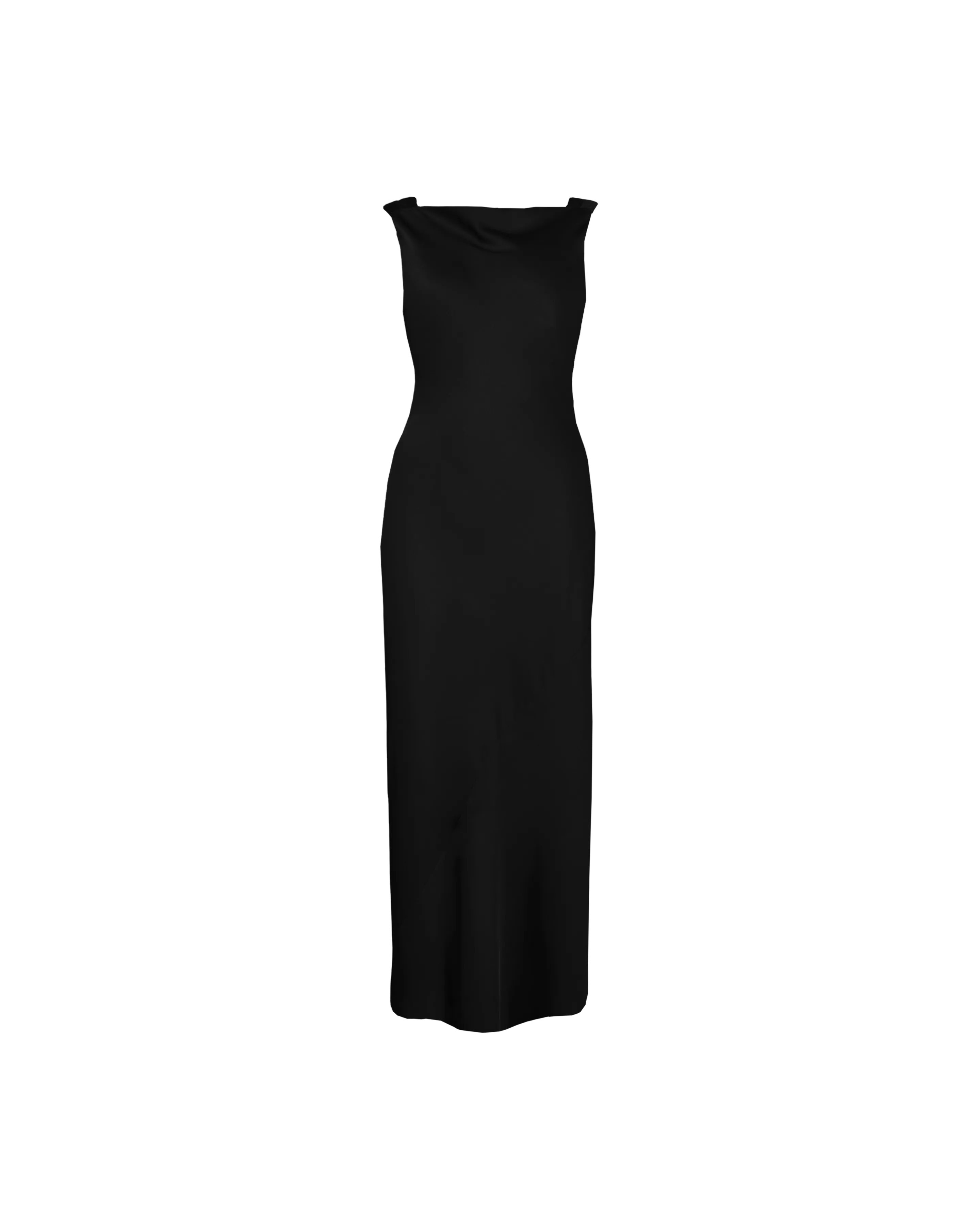 FIREBIRD COWL GOWN BLACK