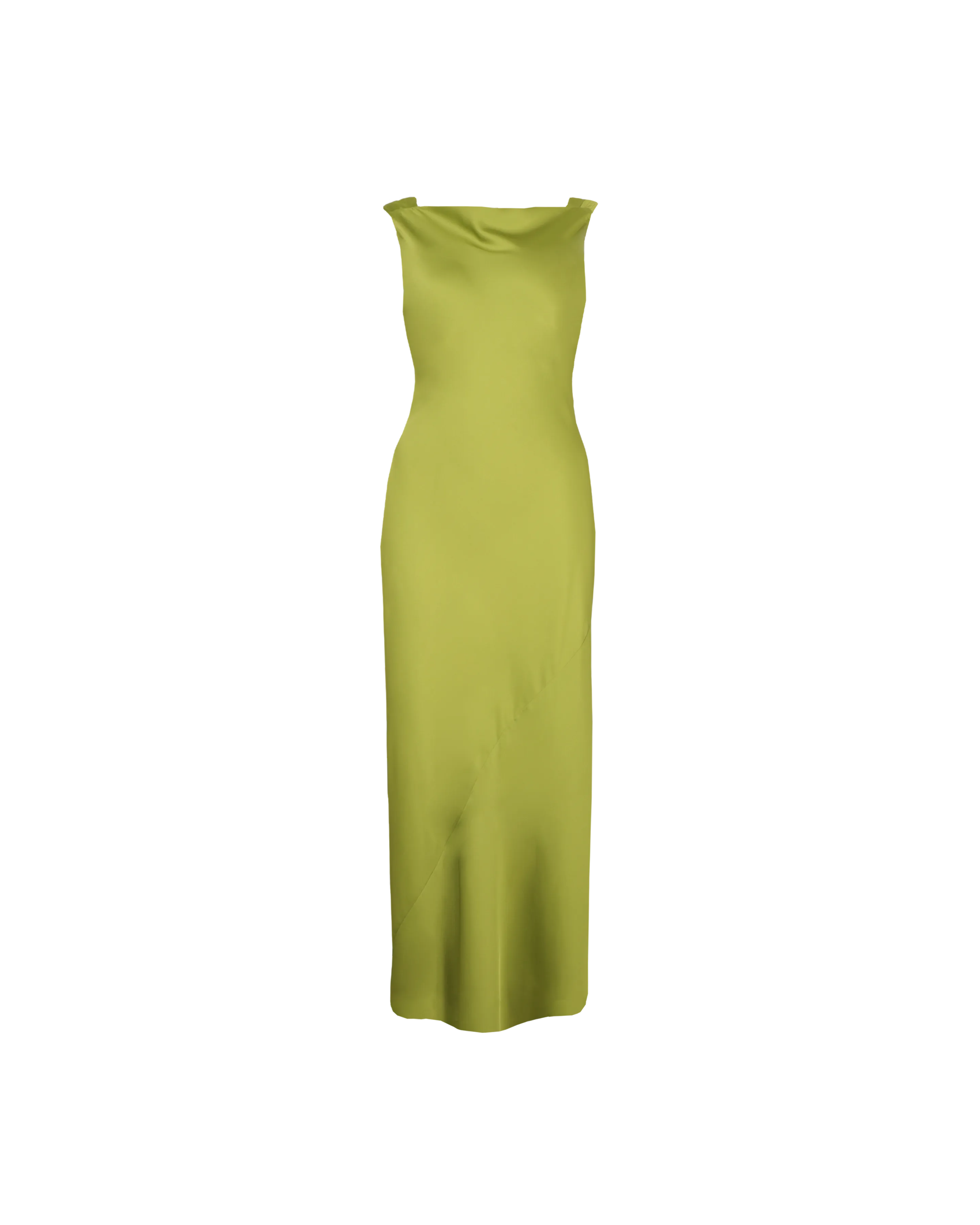 FIREBIRD COWL GOWN PEA GREEN