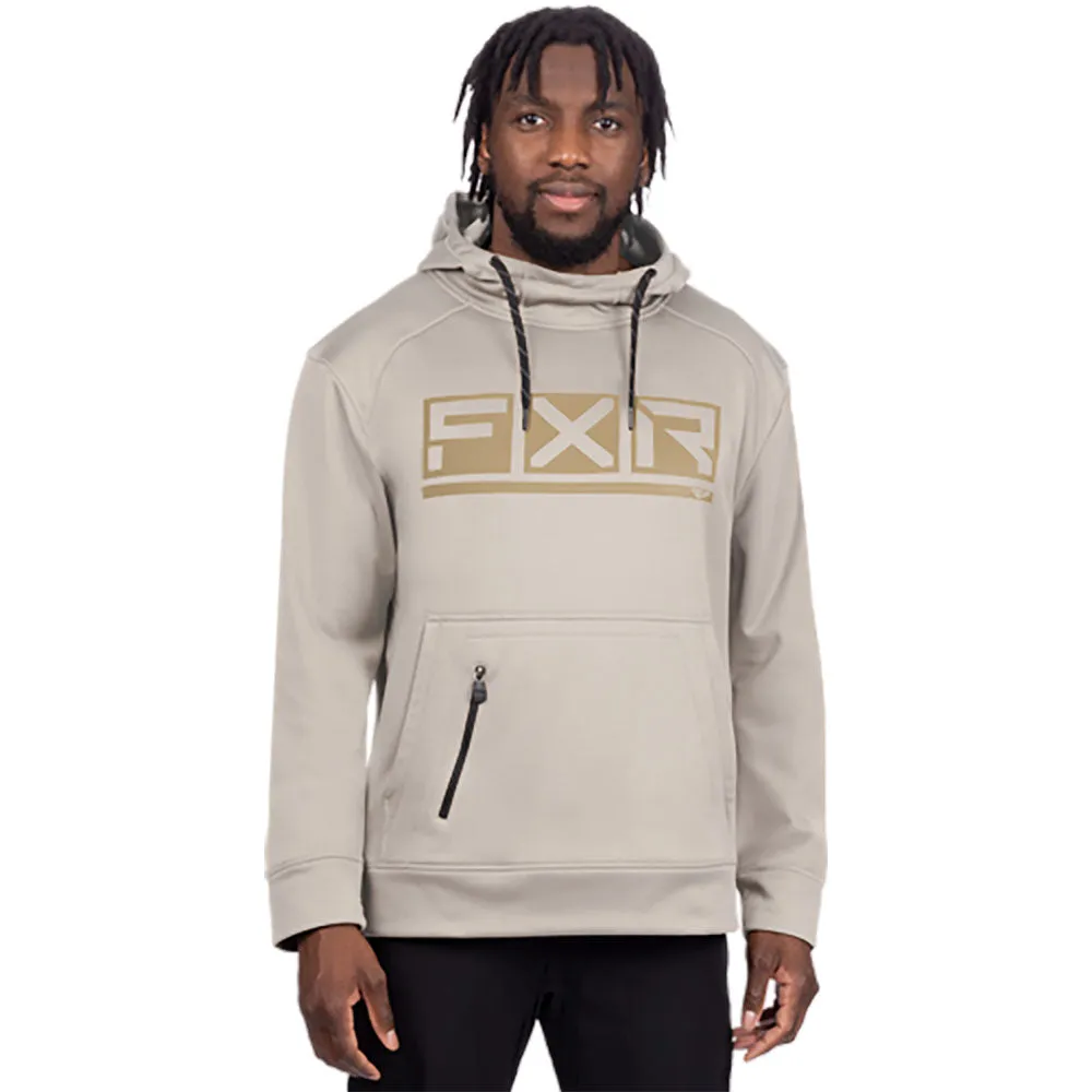 FXR Podium Tech Pullover Hoodie Stone Ops Grey