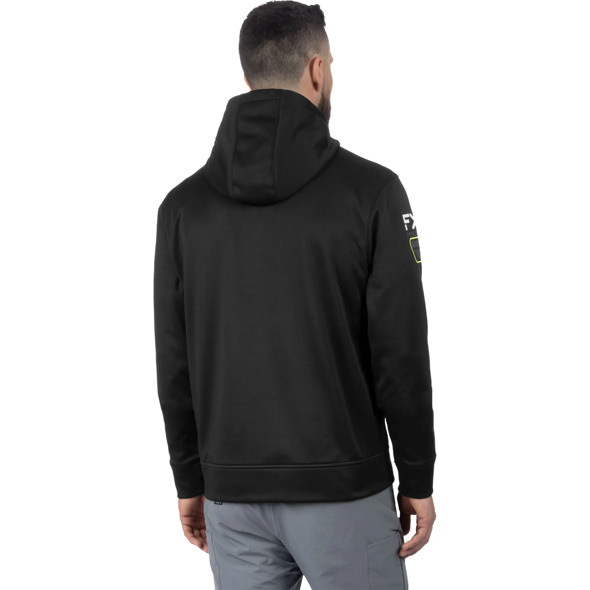 FXR Race Div Tech Hoodie Black/Hi-Vis