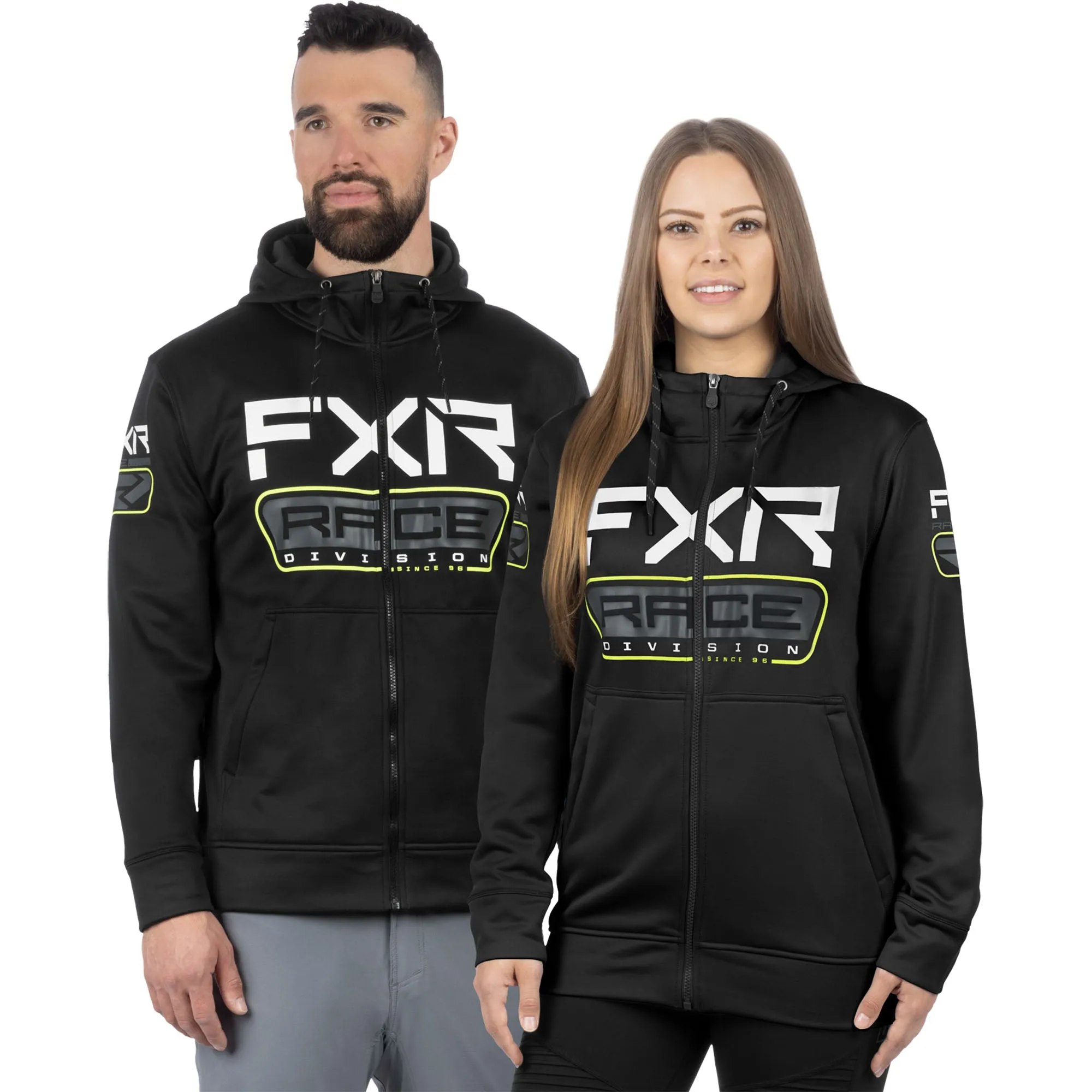 FXR Race Div Tech Hoodie Black/Hi-Vis