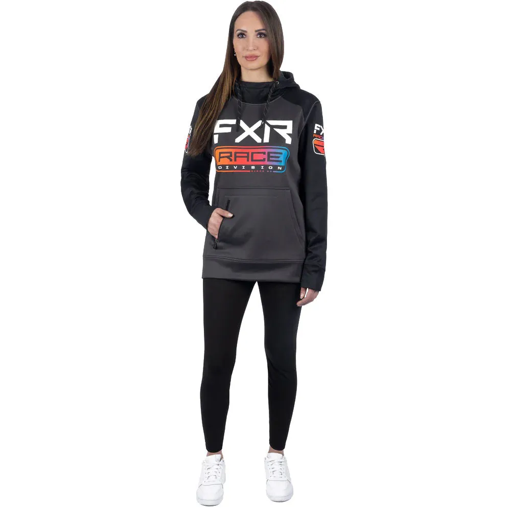 FXR Race Div Tech Pullover Hoodie Asphalt/Spectrum Grey