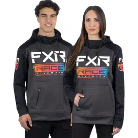 FXR Race Div Tech Pullover Hoodie Asphalt/Spectrum Grey