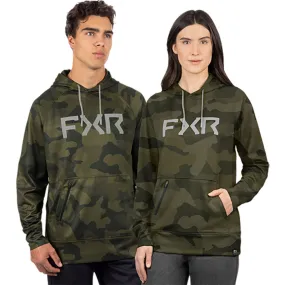 FXR Unisex Pilot UPF PO Hoodie Army Camo/Grey Green