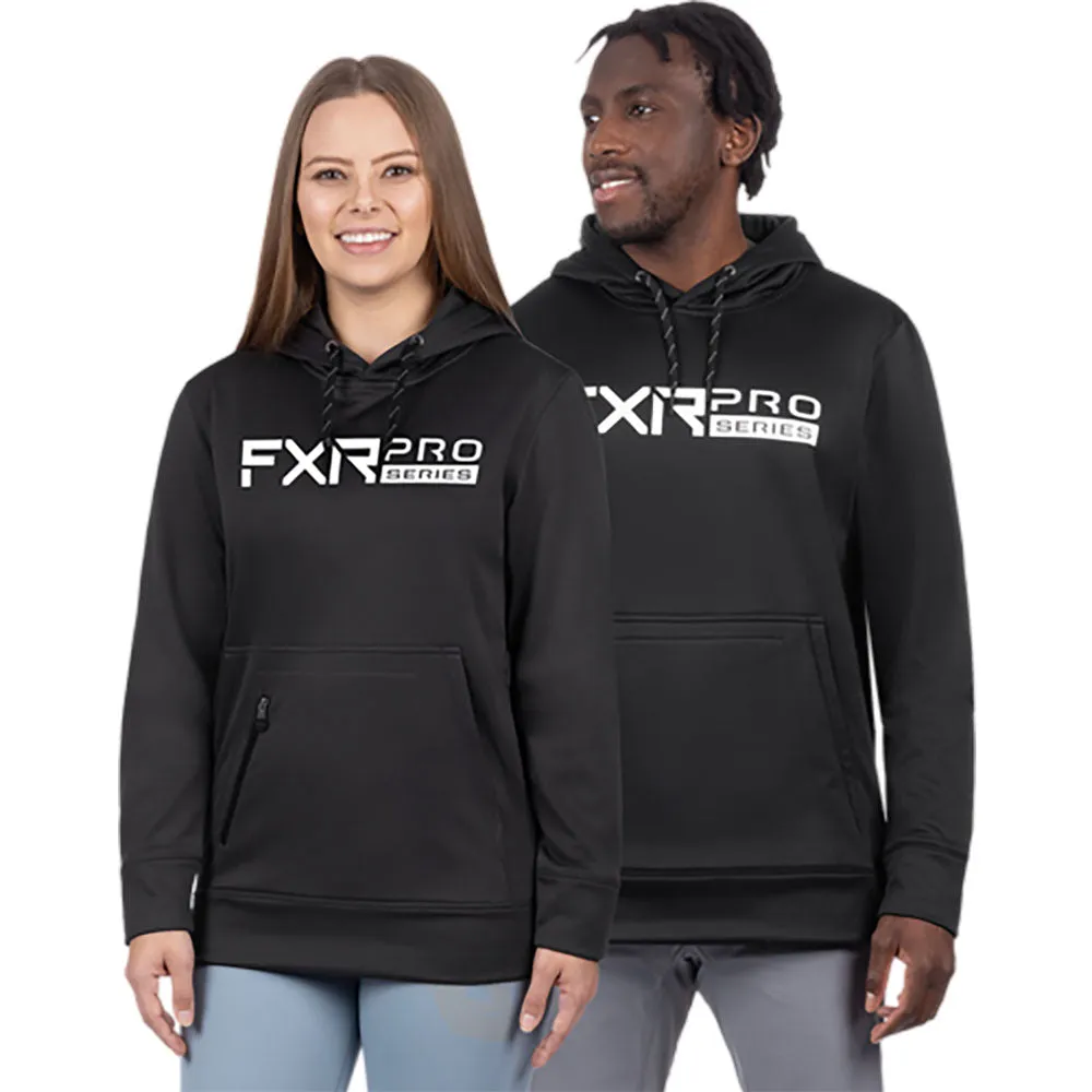 FXR Unisex Pro Tech PO Hoodie Black/White