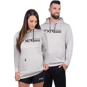 FXR  Unisex Pro Tech PO Hoodie Fleece Shell Water Resistant Finish Grey Black