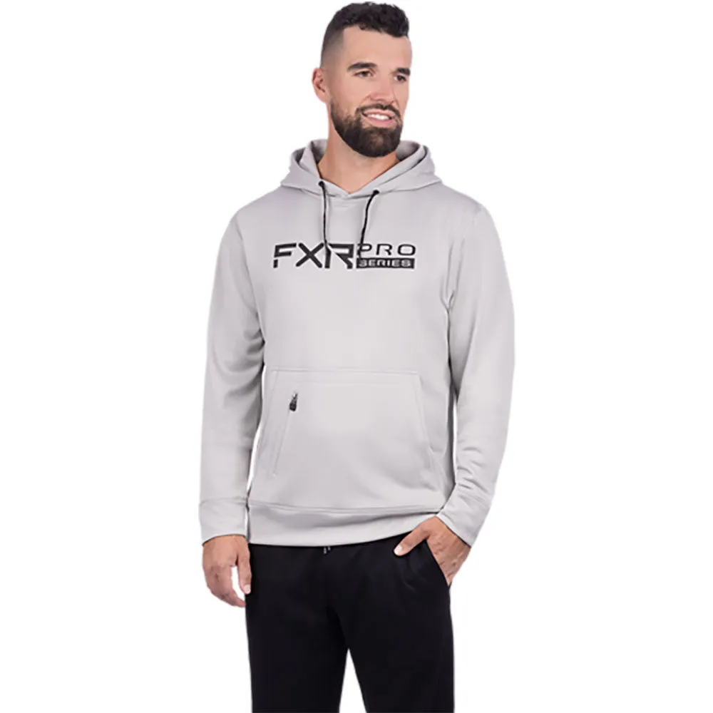 FXR  Unisex Pro Tech PO Hoodie Fleece Shell Water Resistant Finish Grey Black