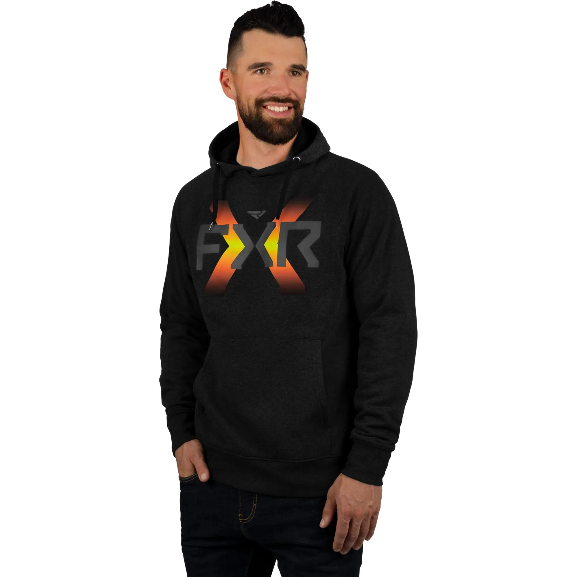 FXR Victory Pullover Hoodie Black/Inferno