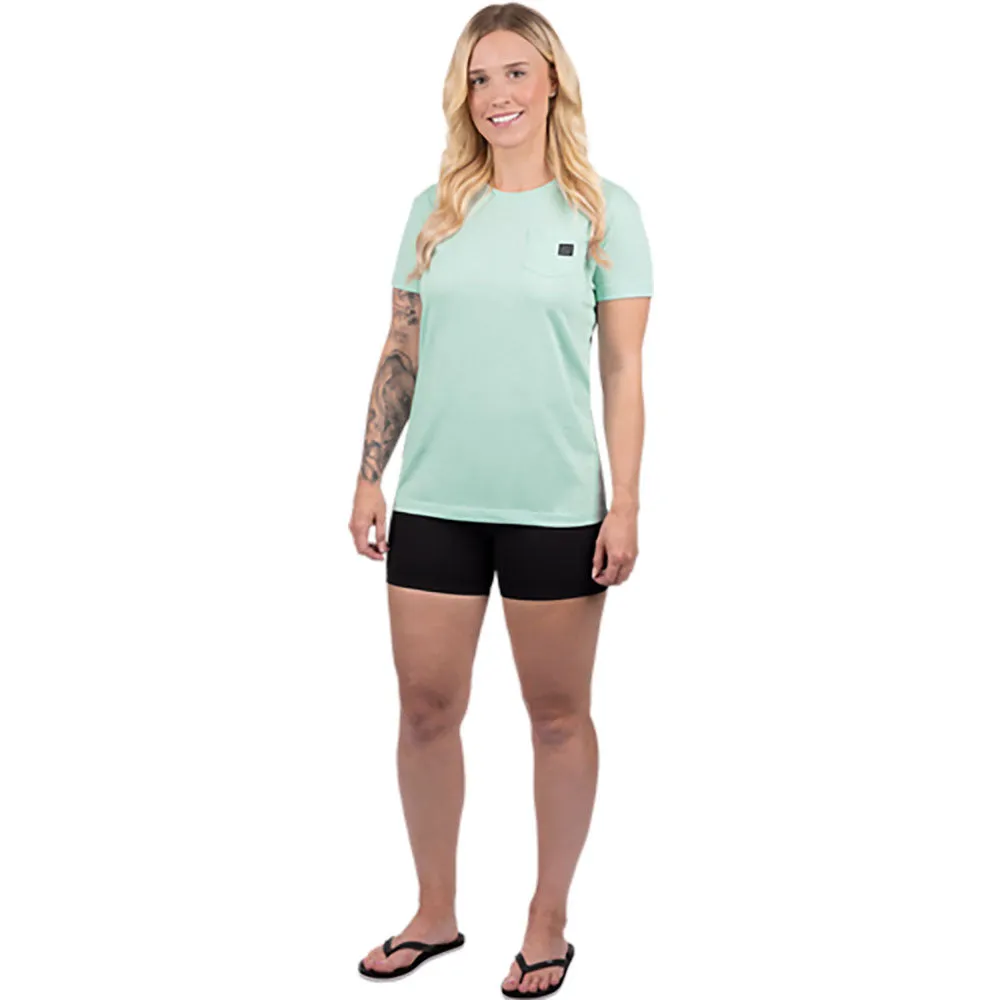 FXR Work Pocket Premium T-Shirt Light Sage Green