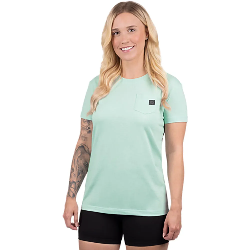 FXR Work Pocket Premium T-Shirt Light Sage Green