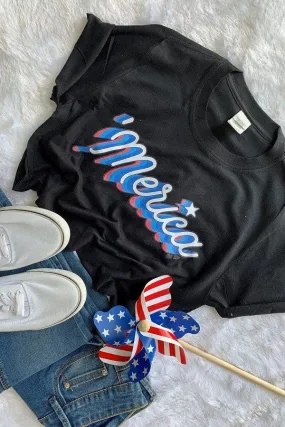 GILDAN MERICA - BLACK