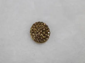 Golden Stone Studded Circular Suit Buttons