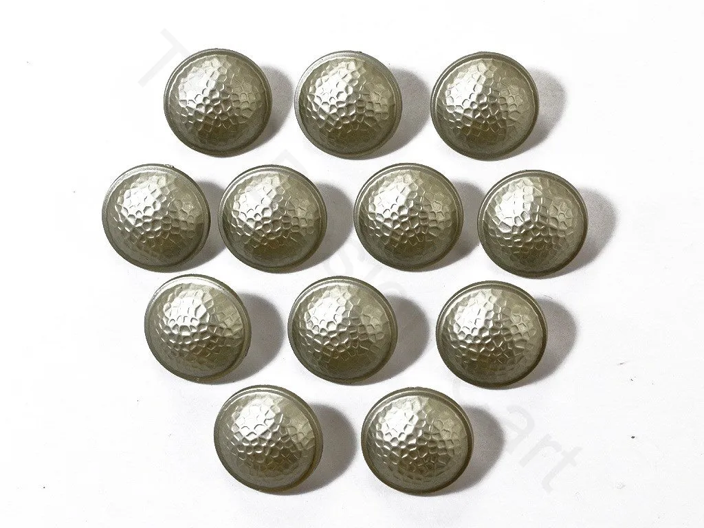 Gray Matte Texture Acrylic Coat Buttons