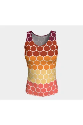 Honey Comb Fitted Tank Top