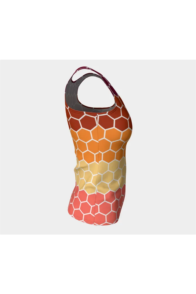 Honey Comb Fitted Tank Top