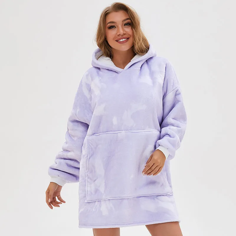 Hoodies Blankets Flannel Lambswool Casual Homewear