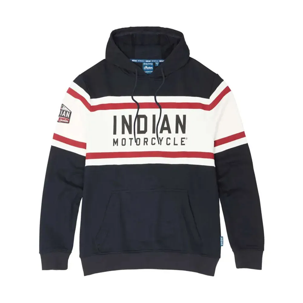 Indian Motorcycle  Mens Pullover Hoodie Sweatshirt Warm Comfortable Casual Blue