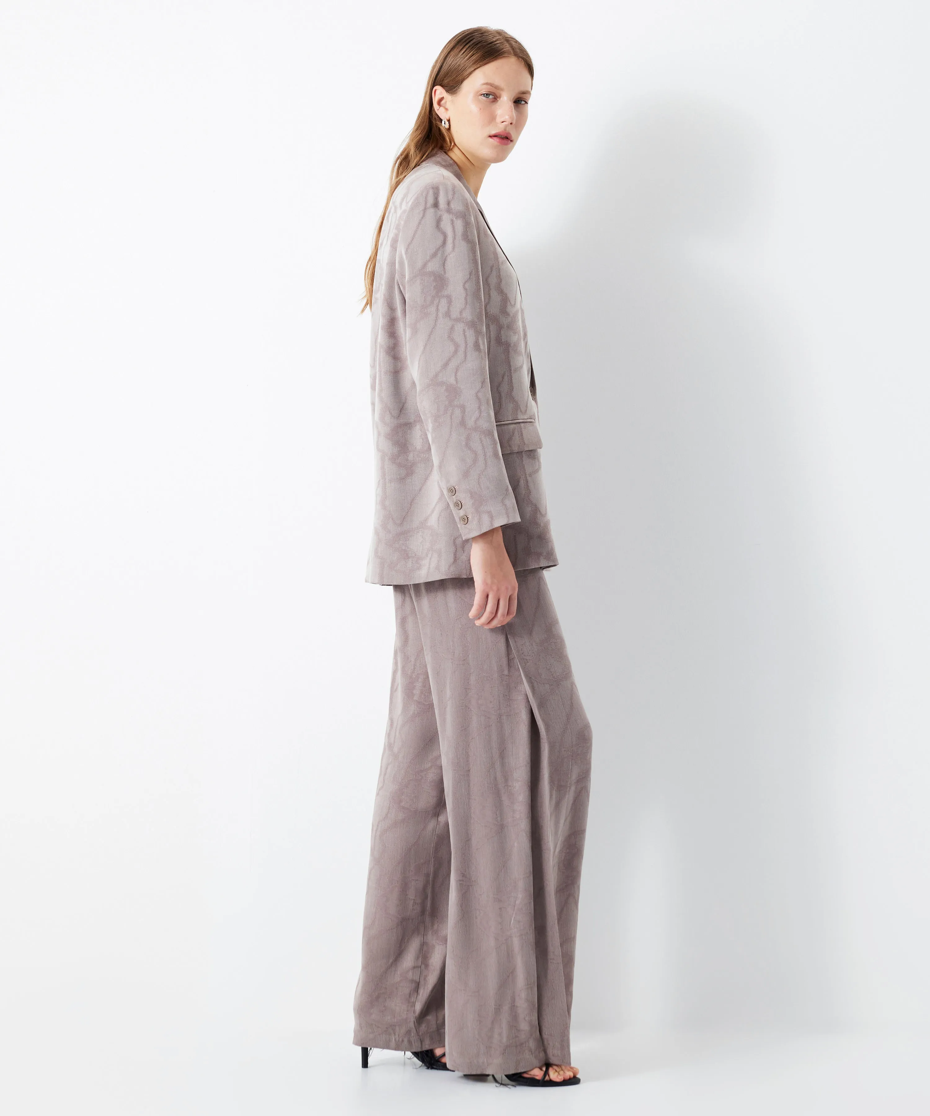 Ipekyol Jacquard Trousers Mink