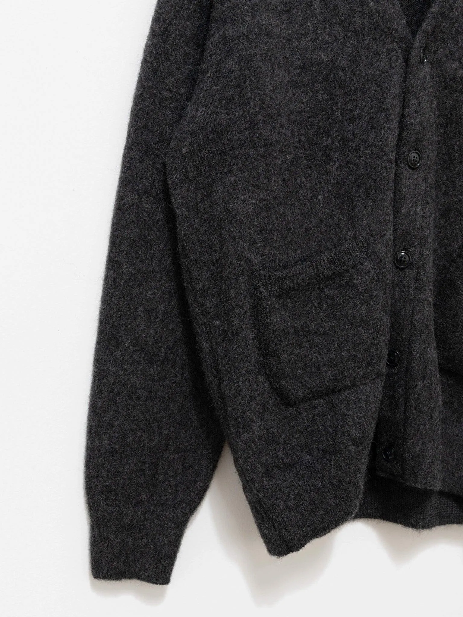 Knit Cardigan - Charcoal