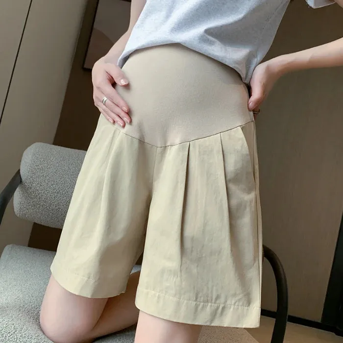 Maternity Loose Elastic Waist Belly Short For Pregnant