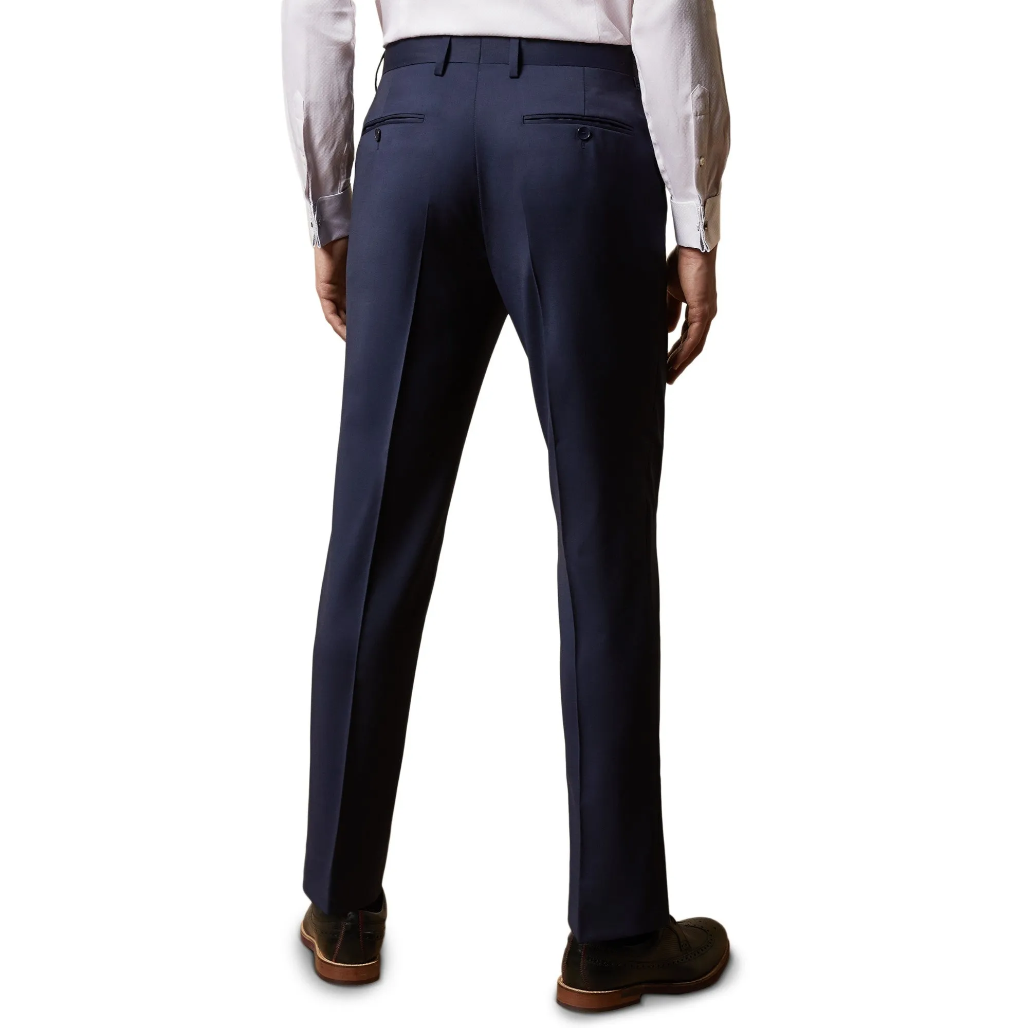 Men Mps-Franct-Modern Fit Debonair Suit Trouser - Navy