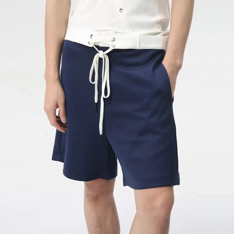 Minimalist Loose Casual Solid Shorts