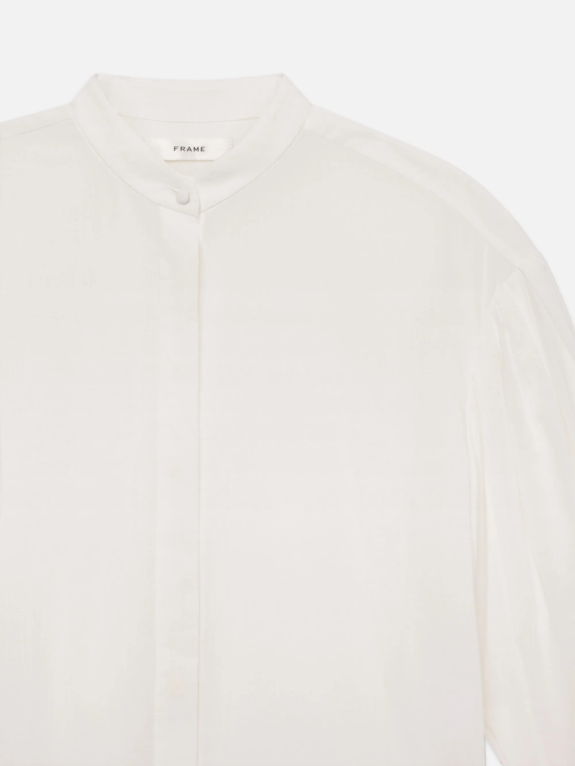 Modern Puff Sleeve Shirt -- White