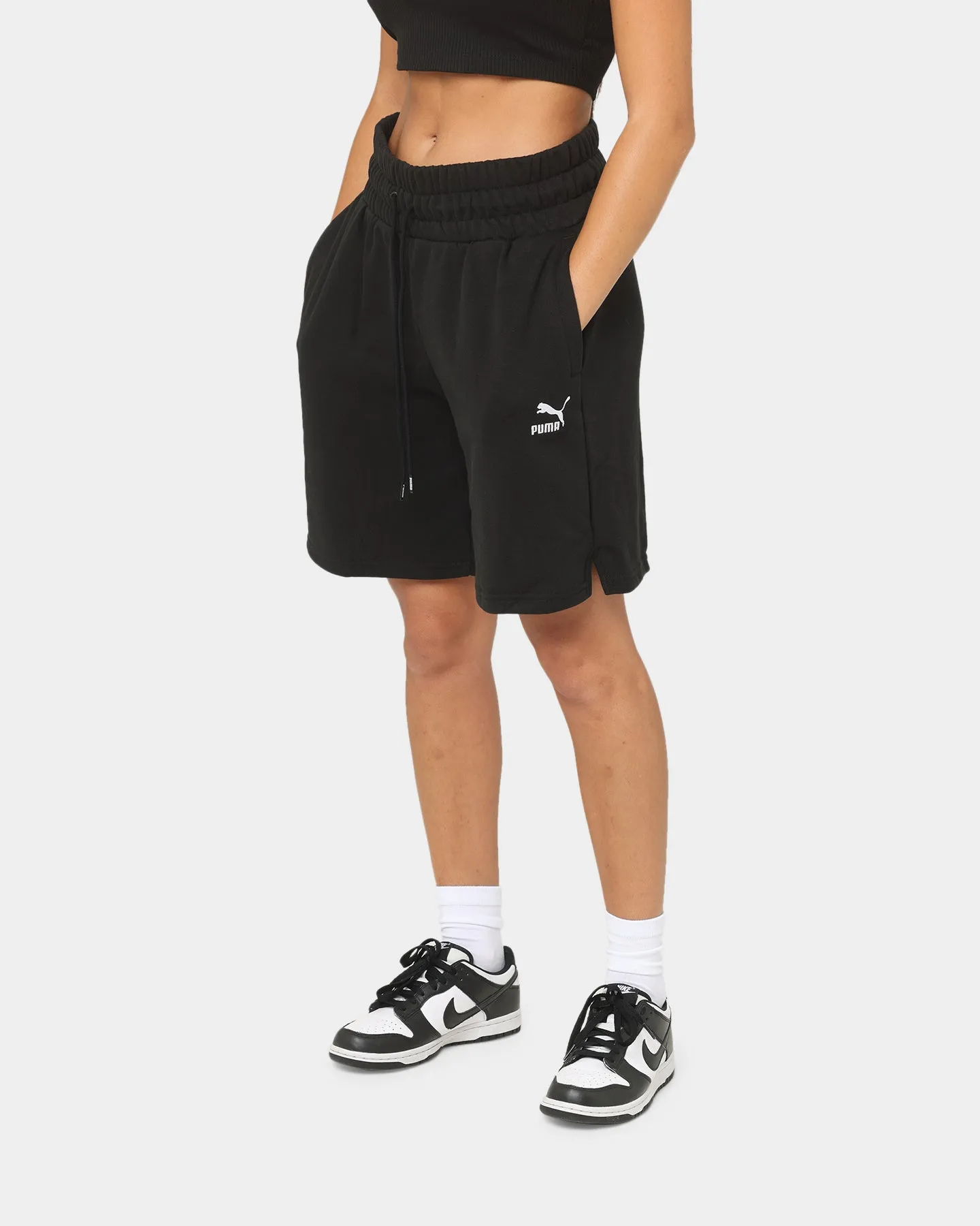 Puma Women's Classics Longline Shorts Black