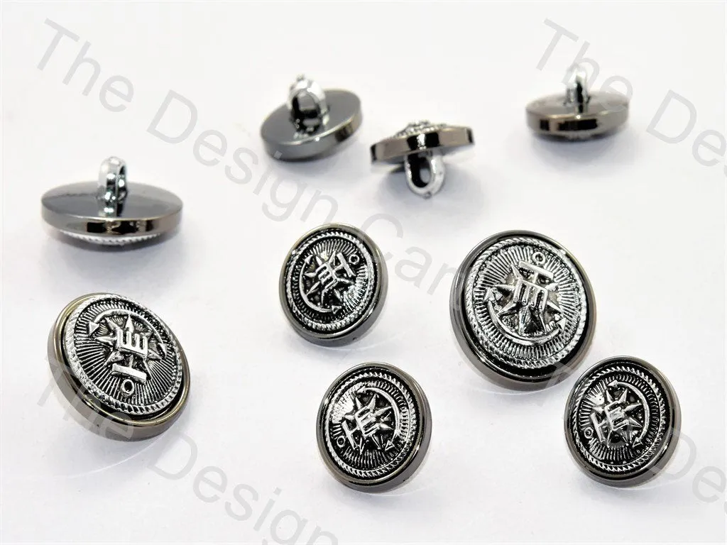 Punch Design Silver Suit Buttons