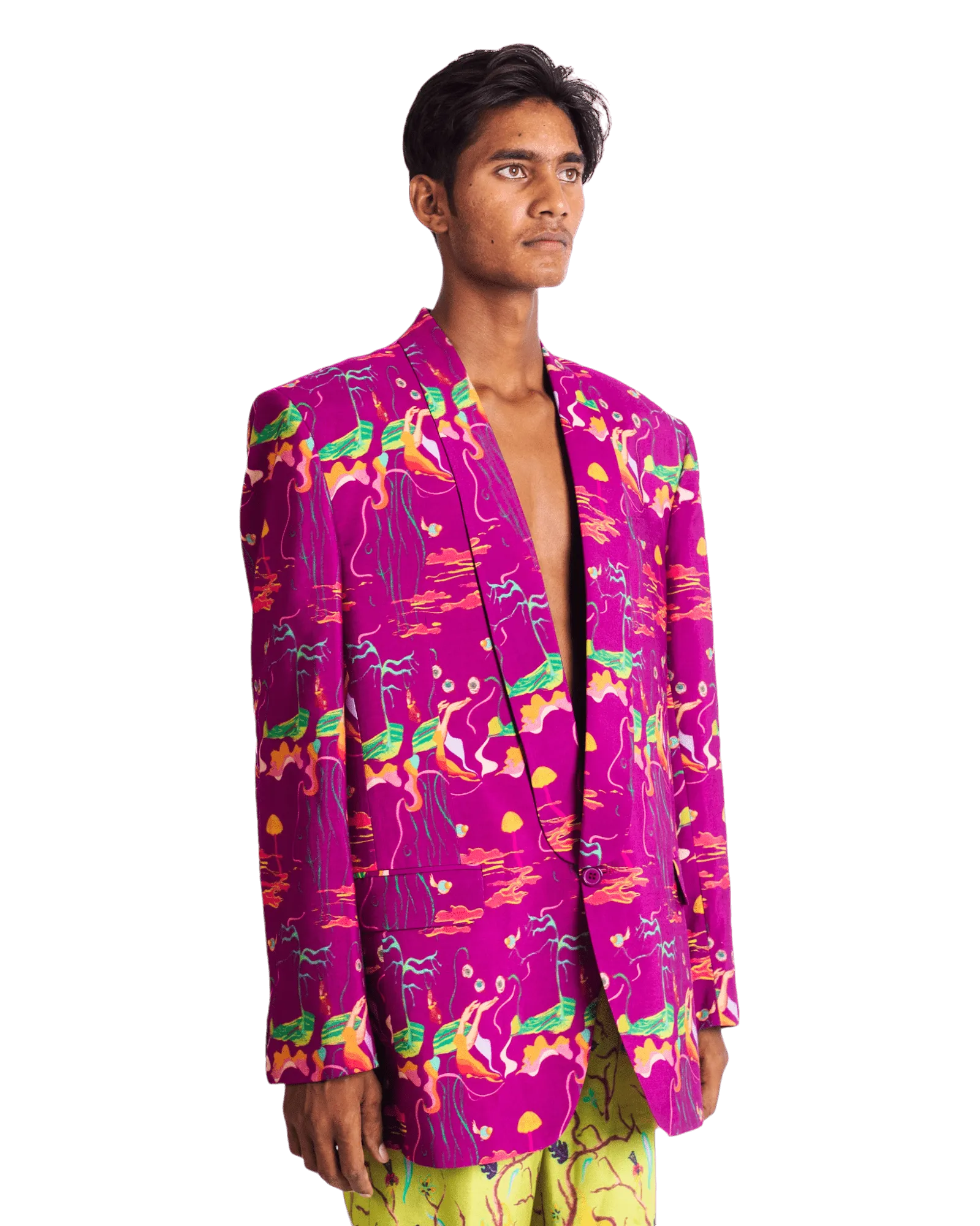 "NEON ODYSSEY" BLAZER