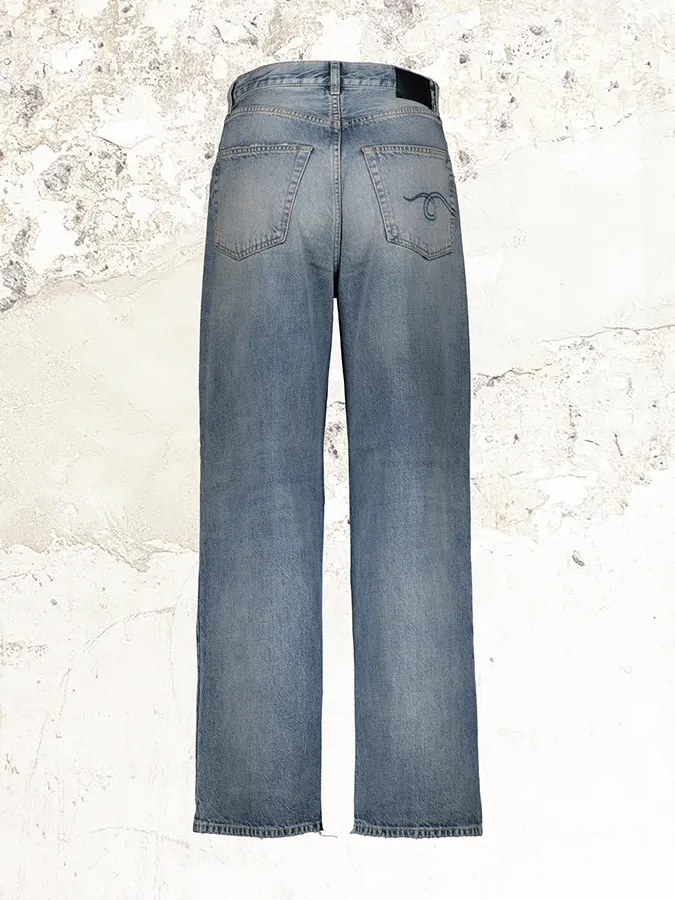 R13 Distressed Boyfriend Jeans