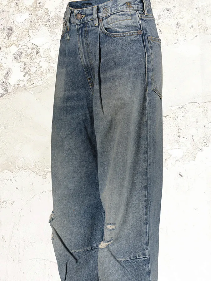 R13 Distressed Boyfriend Jeans