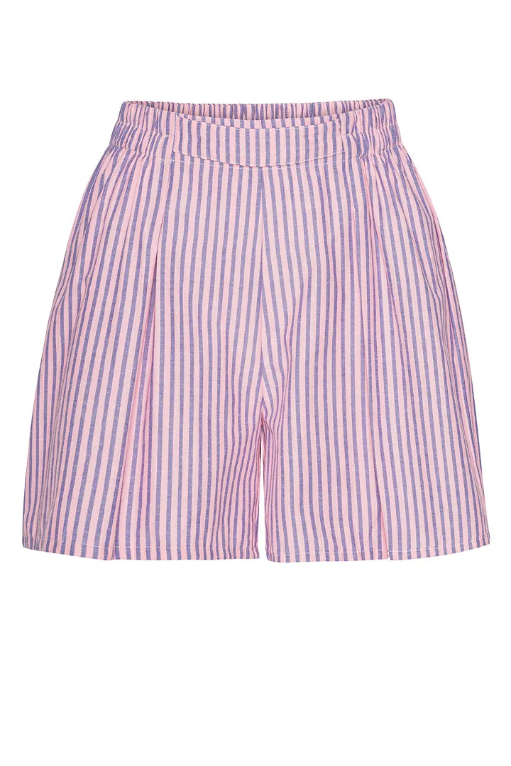 Randi Shorts - Pink Striped