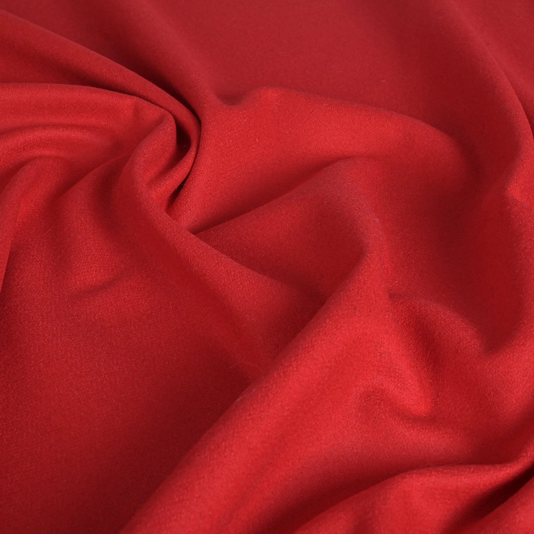 Red Melton Fabric - 4583