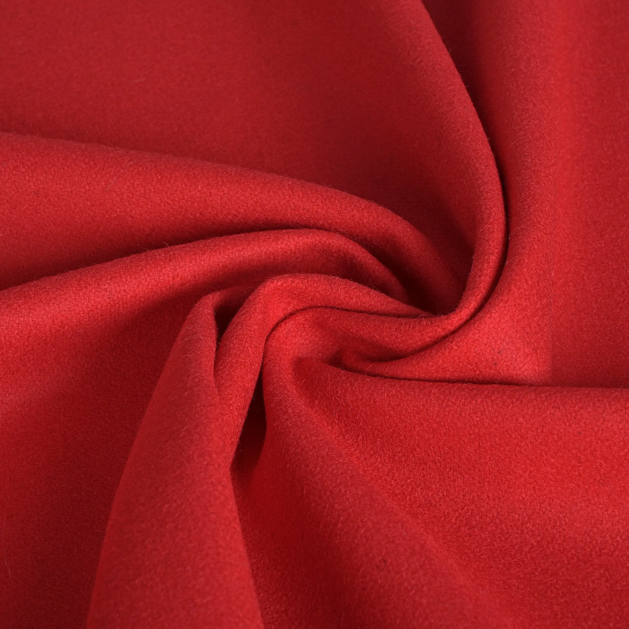 Red Melton Fabric - 4583