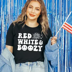 Red white and Boozy Tee